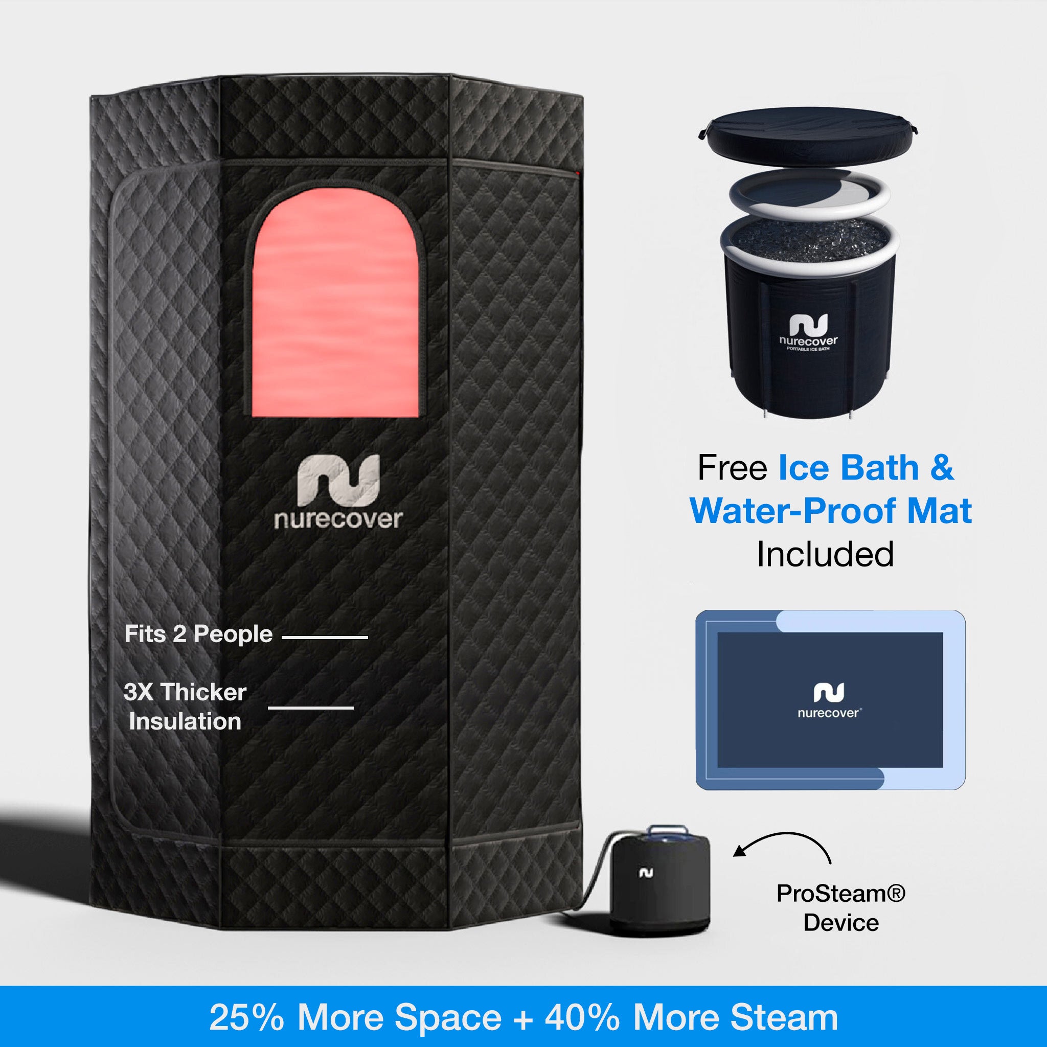 nurecover Tropic® Home Steam Sauna - FB (Copia) - nurecover