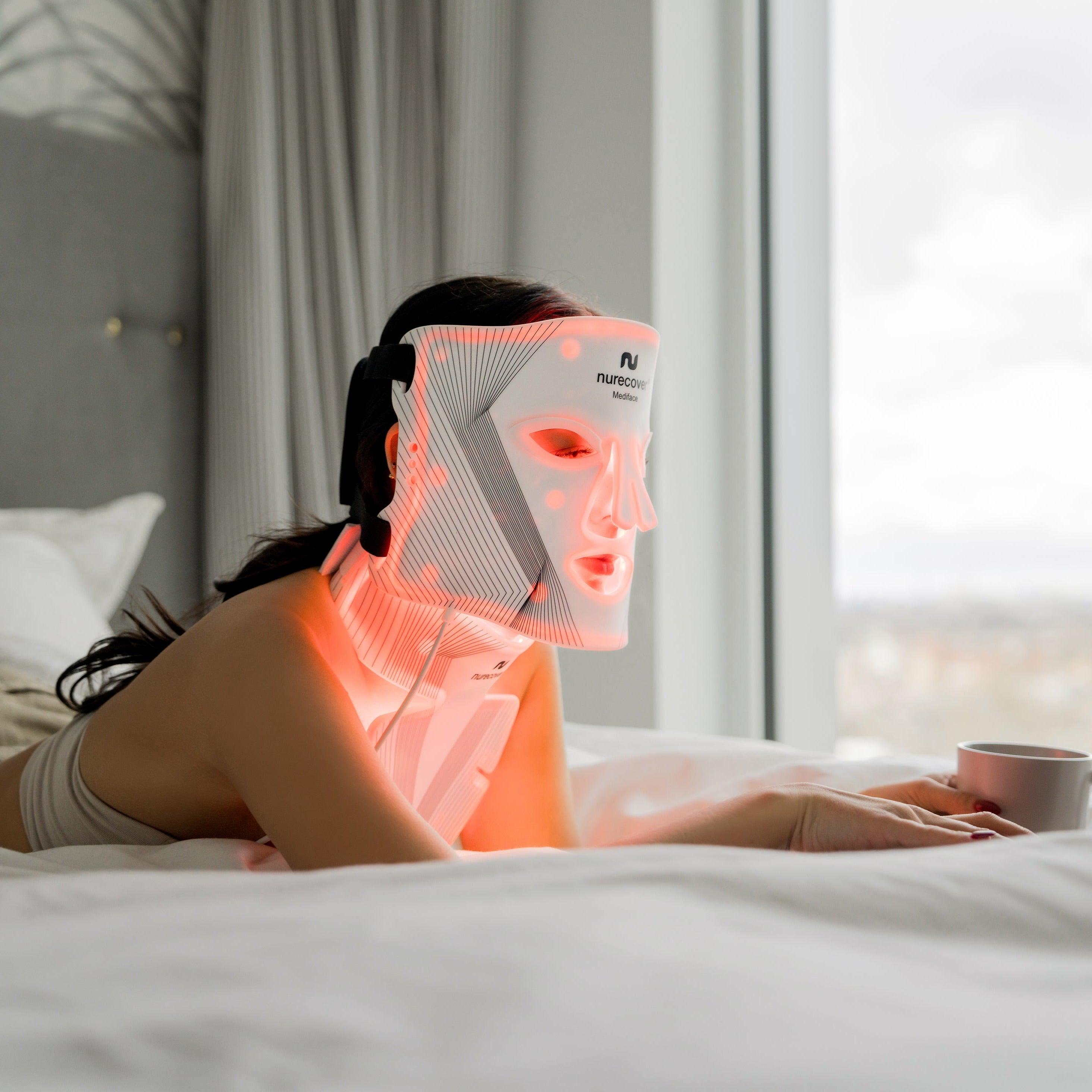 nurecover Mediface® - 3-in-1 LED Light Therapy Face Mask - nurecover