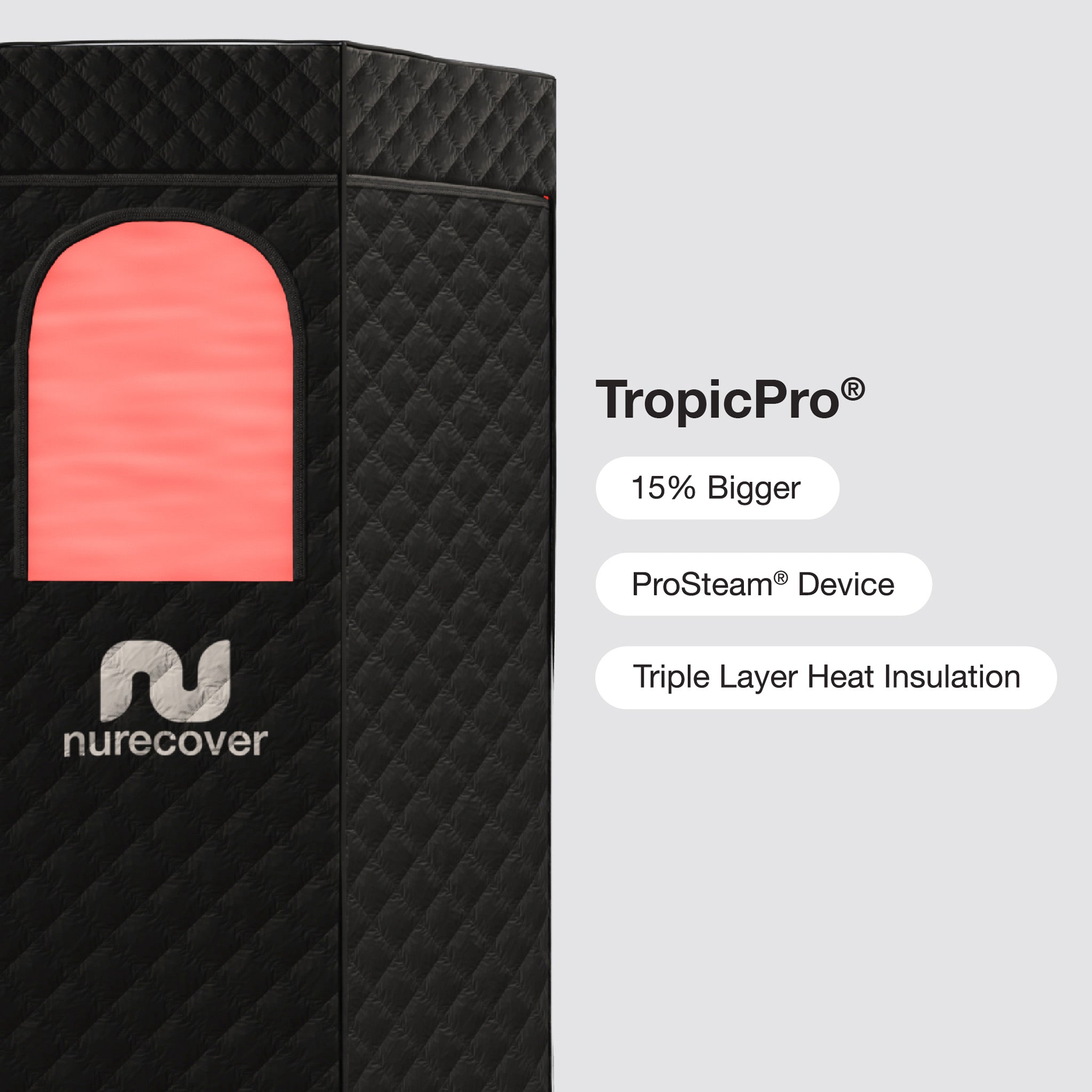 Sauna de vapor doméstica nurecover Tropic