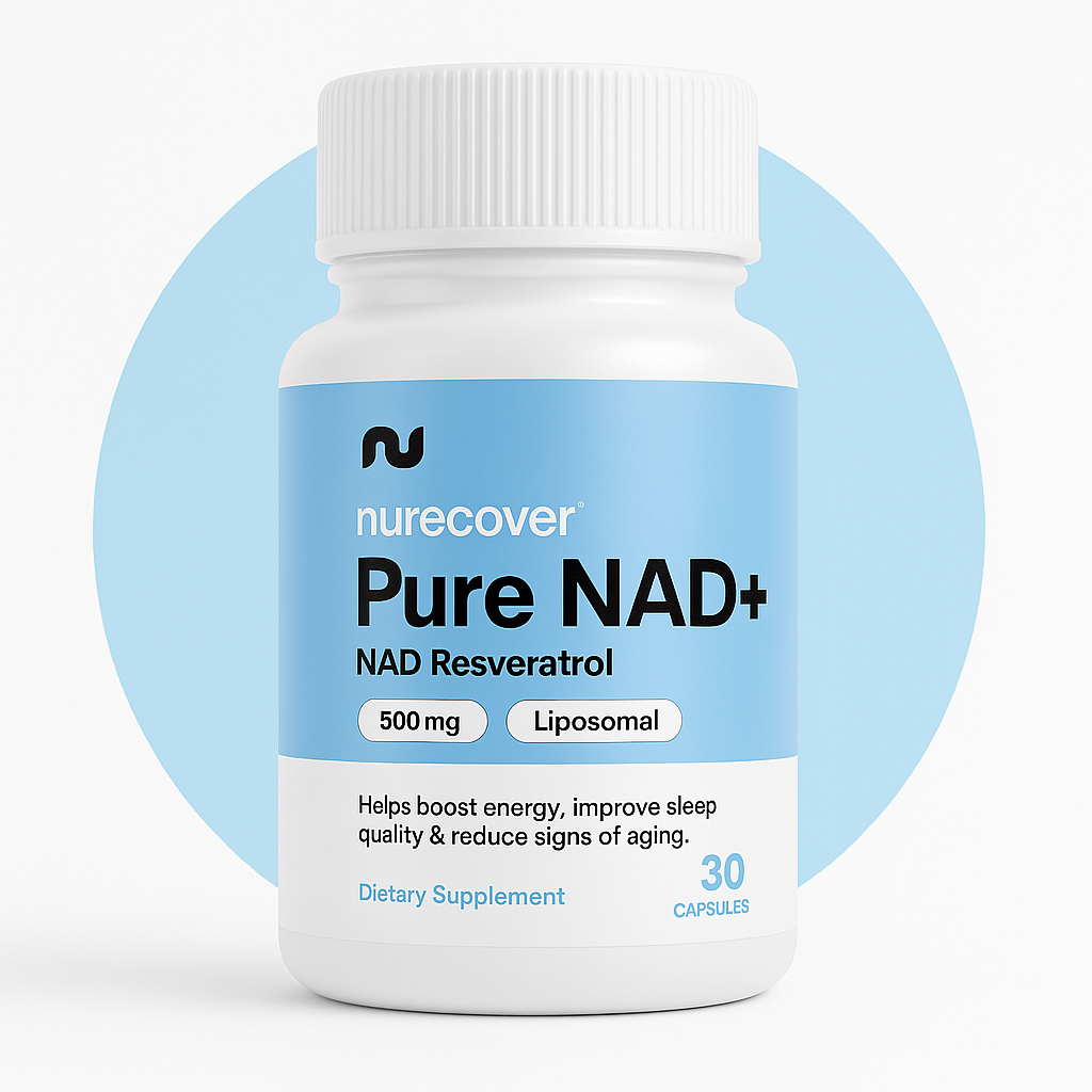 Nurecover® Pure NAD+ con Resveratrol 500g Cápsulas