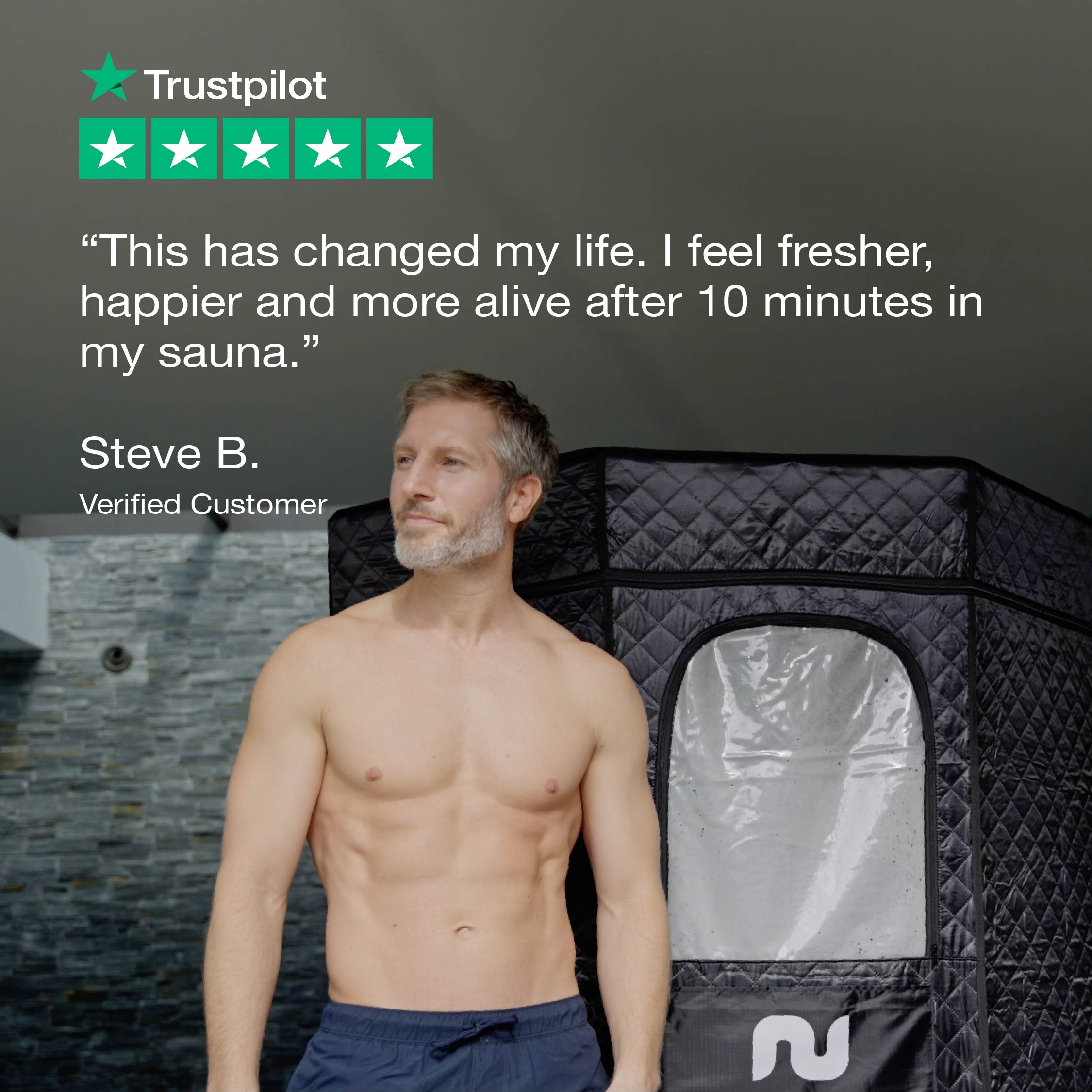 nurecover Tropic® Sauna Doméstica + Baño de Hielo