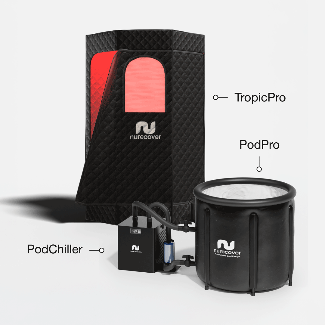 nurecover Tropic® Sauna Doméstica + Baño de Hielo